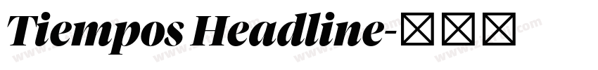 Tiempos Headline字体转换